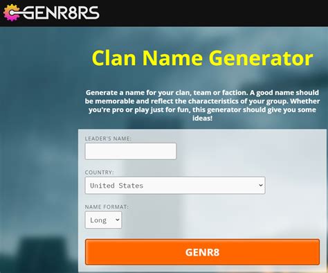 gaming name generator